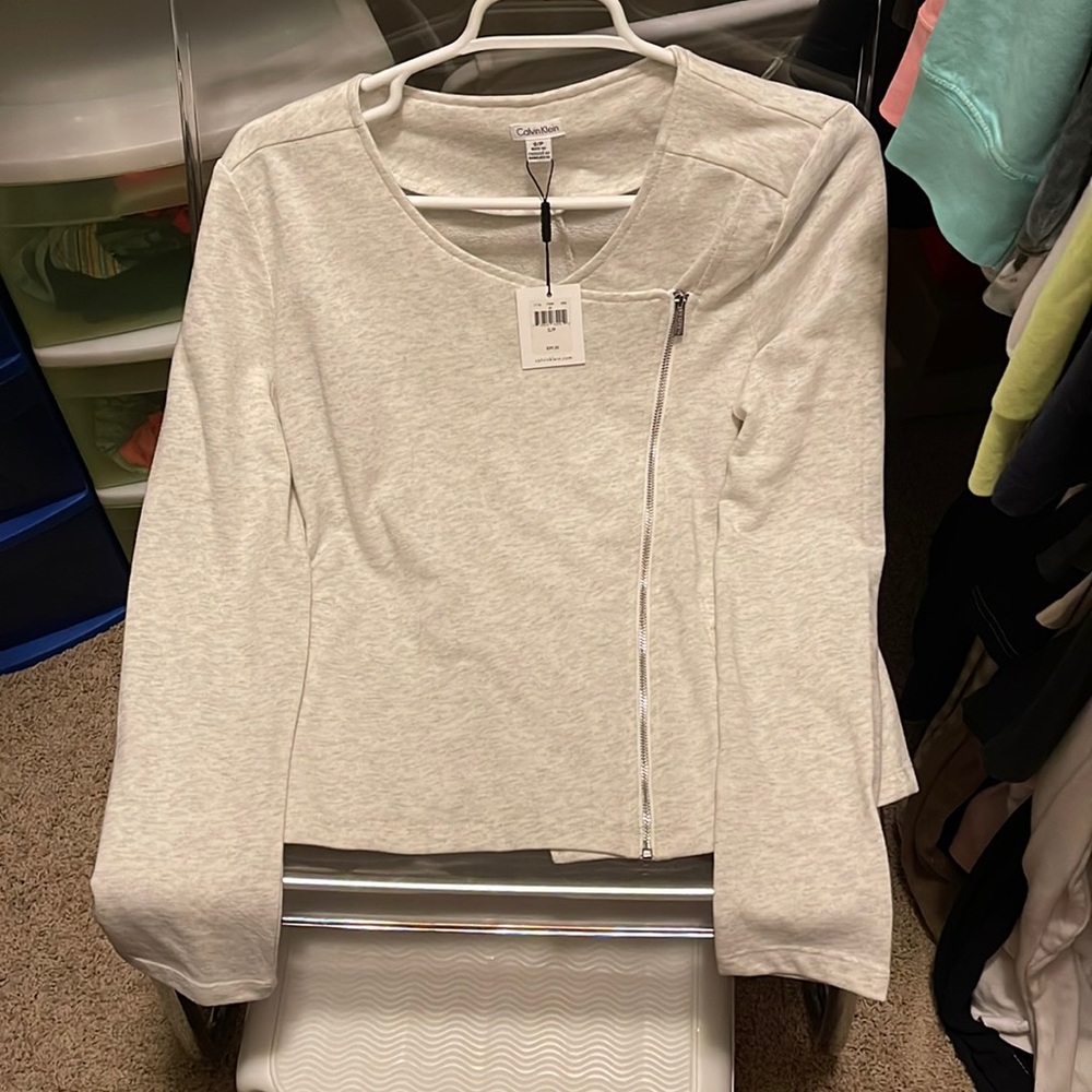 NWT Calvin Klein side zip jacket